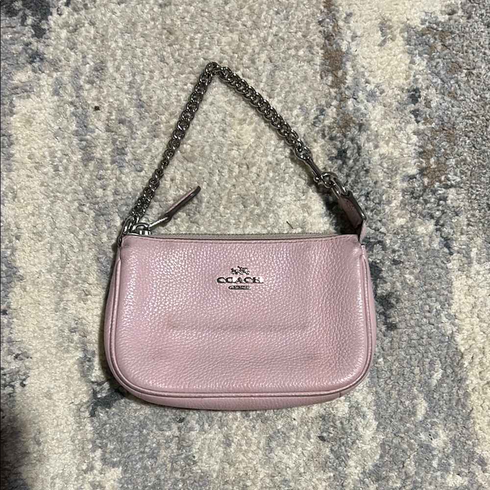 Coach Pink Mini Leather Women's Bag